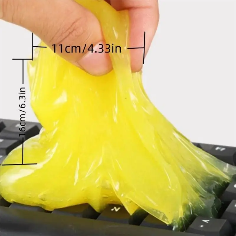 NewAuto Car Cleaning Pad Glue Powder Cleaner Magic Cleaner Dust Remover Gel Home Computer Keyboard Clean Tool Car Cleaning 6