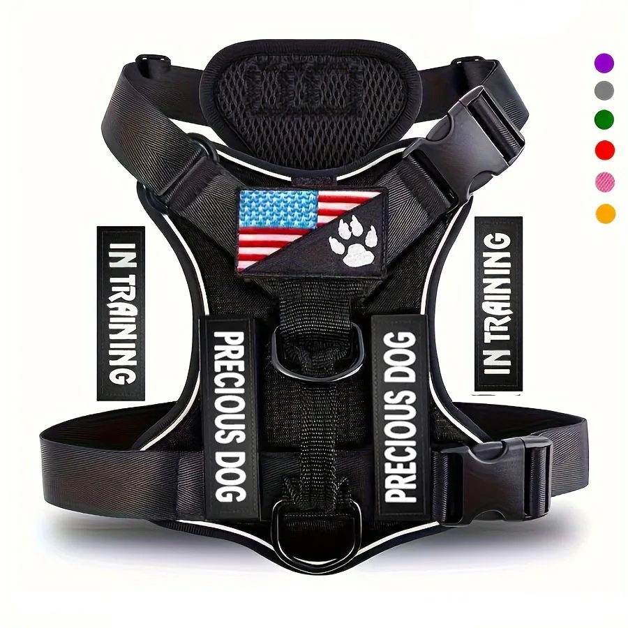 Reflective Service Dog Vest Harness 1