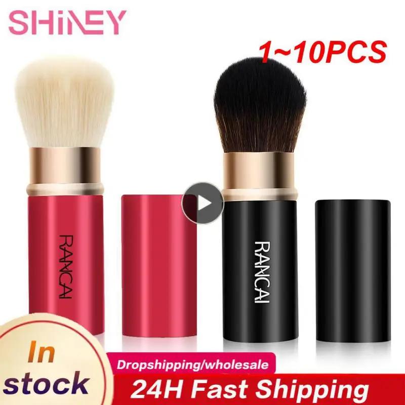 

1~10PCS Retractable Make Up Brush Powder Foundation Blending Blush Professional Cosmetic Makeup Brush Beauty Tools Maquiagem