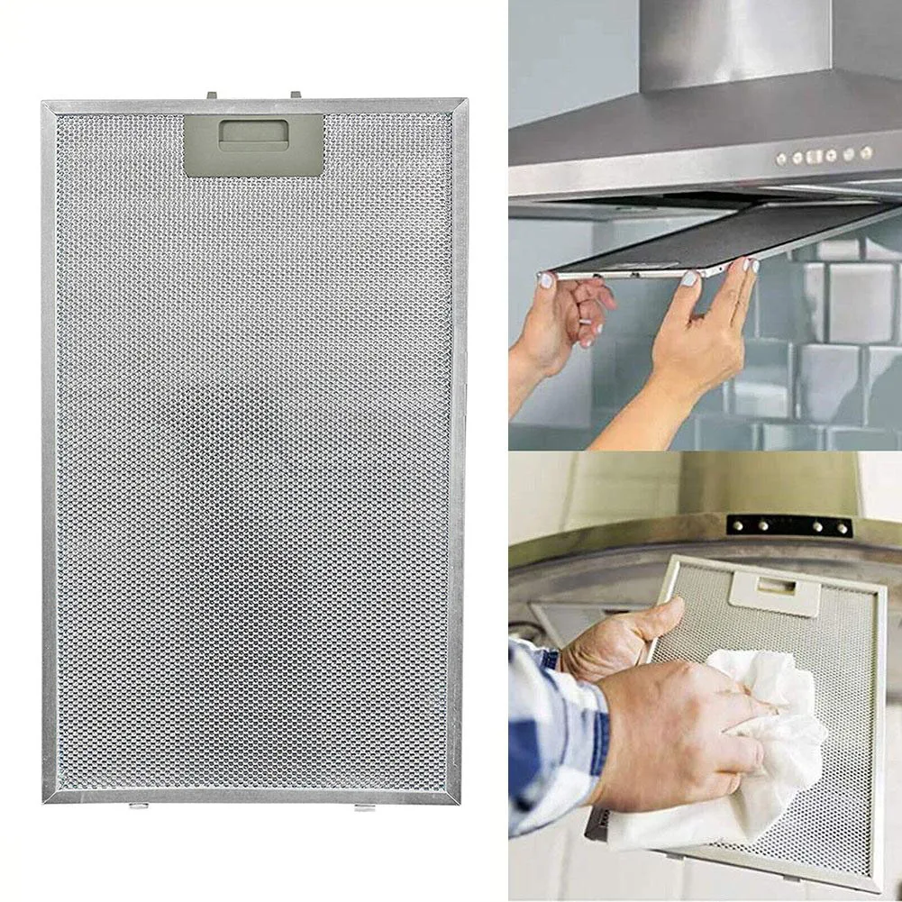 Filtro Antigrasso Per Cappa In Alluminio - Ricambio 400x275x9 Mm Per La Maggior Parte Delle Cappe Da Cucina