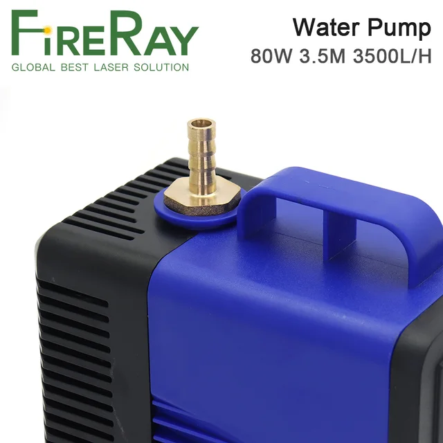 Fireray Submersible Water Pump 80W 3.5M 3500L/H IPX8 220V for CO2 Laser Engraving Cutting Machine 5
