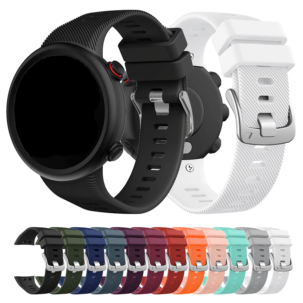 Silicone Smartwatch Replacement Strap – Vibrant and Durable Design