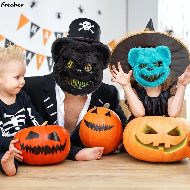 Horror Bären Maske Halloween - Gruselmaske Für Erwachsene Und Kinder