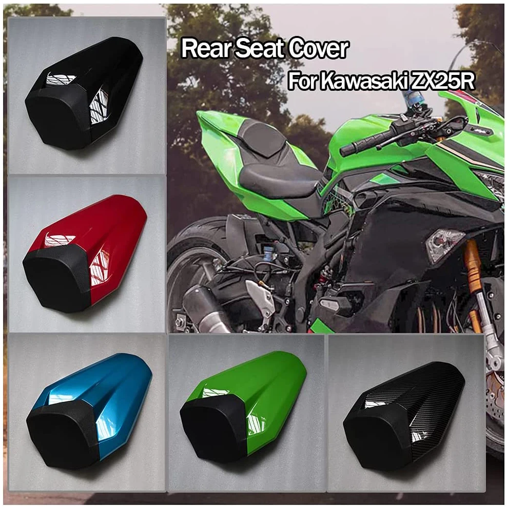 

ZX25R Seat Cover Cowl Tail Fairing Solo Rear Passenger Pillion for Kawasaki ZX 25R Accessories Moto ZX-25R 2020 2021 2022 Carbon