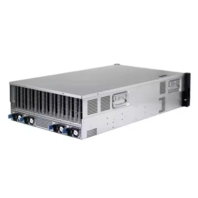 4U 8 9 GPU 카드 랙 서버 케이스 섀시 플랫폼 3+1 이중화 전원 공급 장치 ATX 폼팩터, 채굴 서버용 레드