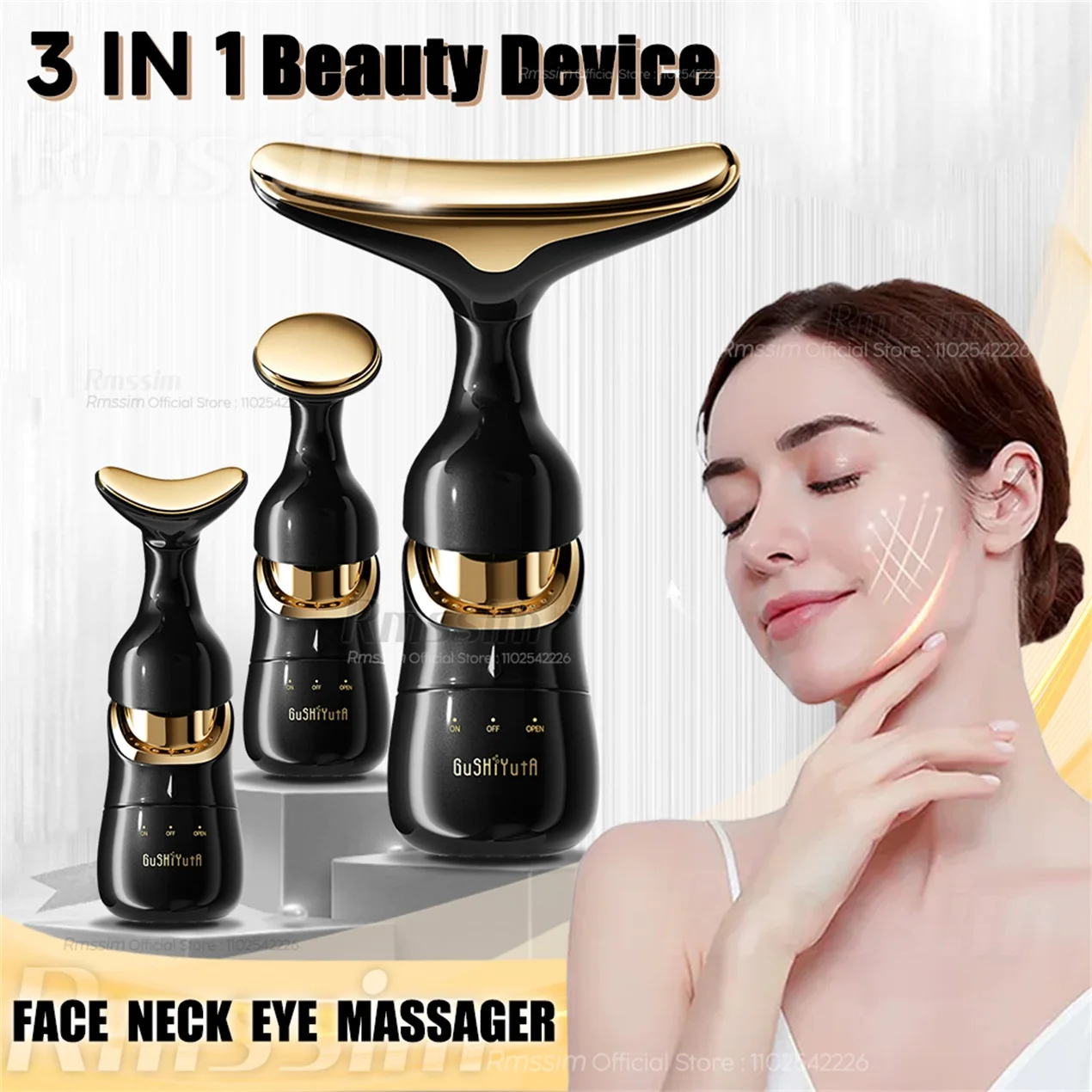 Neck Facial Lifting Device Skin Tightening Skin Rejuvenation Face Massager Double Chin Remover Eye Skin Care Beauty Tool 1