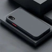 Fashion Color collision Skin-feel Translucent Matte Slim Shockproof Protective Phone Case For iphone XR - Image 5