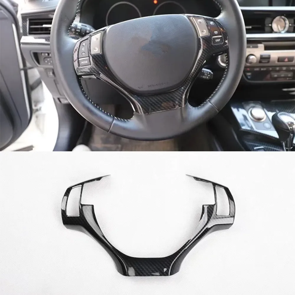 

Отделка на руль автомобиля, наклейка из АБС-пластика для Lexus ES 2013 2014, аксессуар для интерьера автомобиля