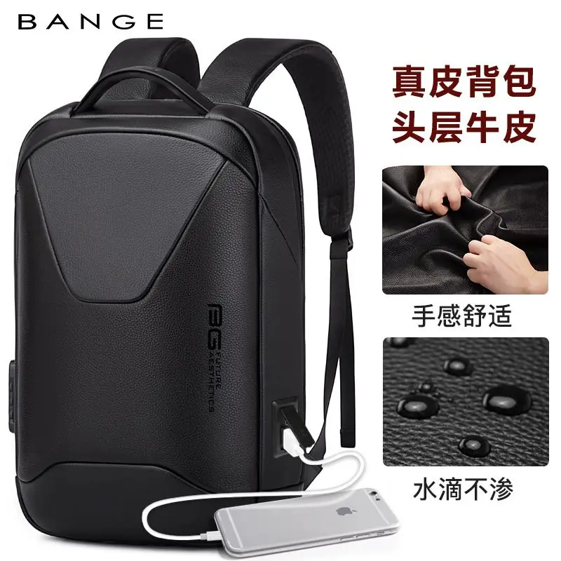Waterproof Business Backpack for Men with Laptop Compartment