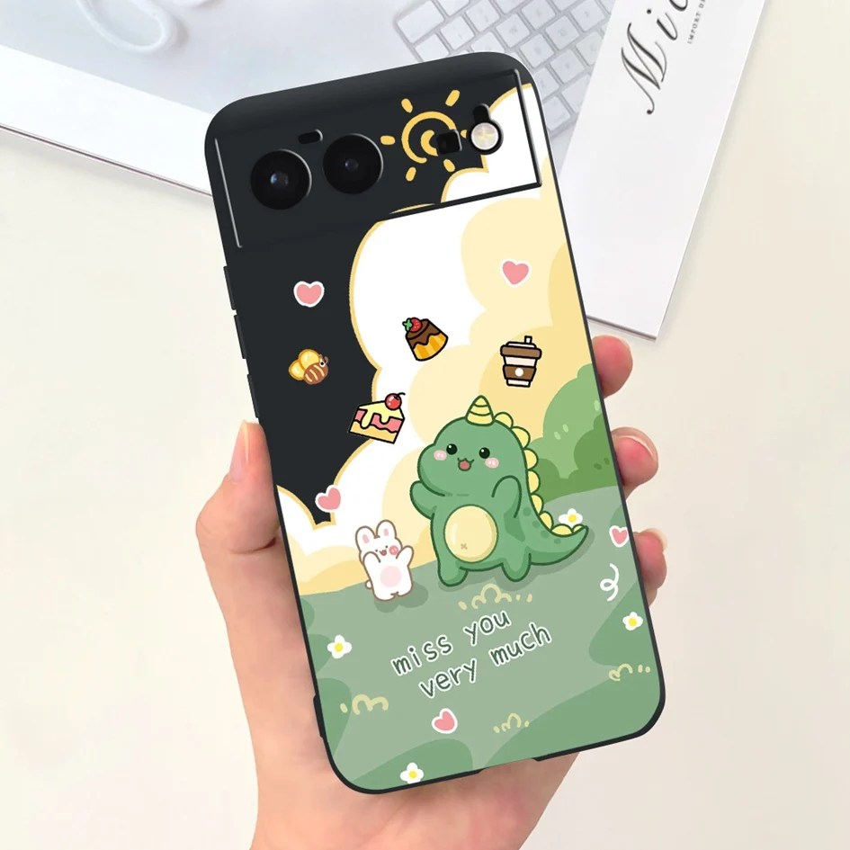 Astronaut-Themed Shockproof Silicone Case - Cute and Durable Cover