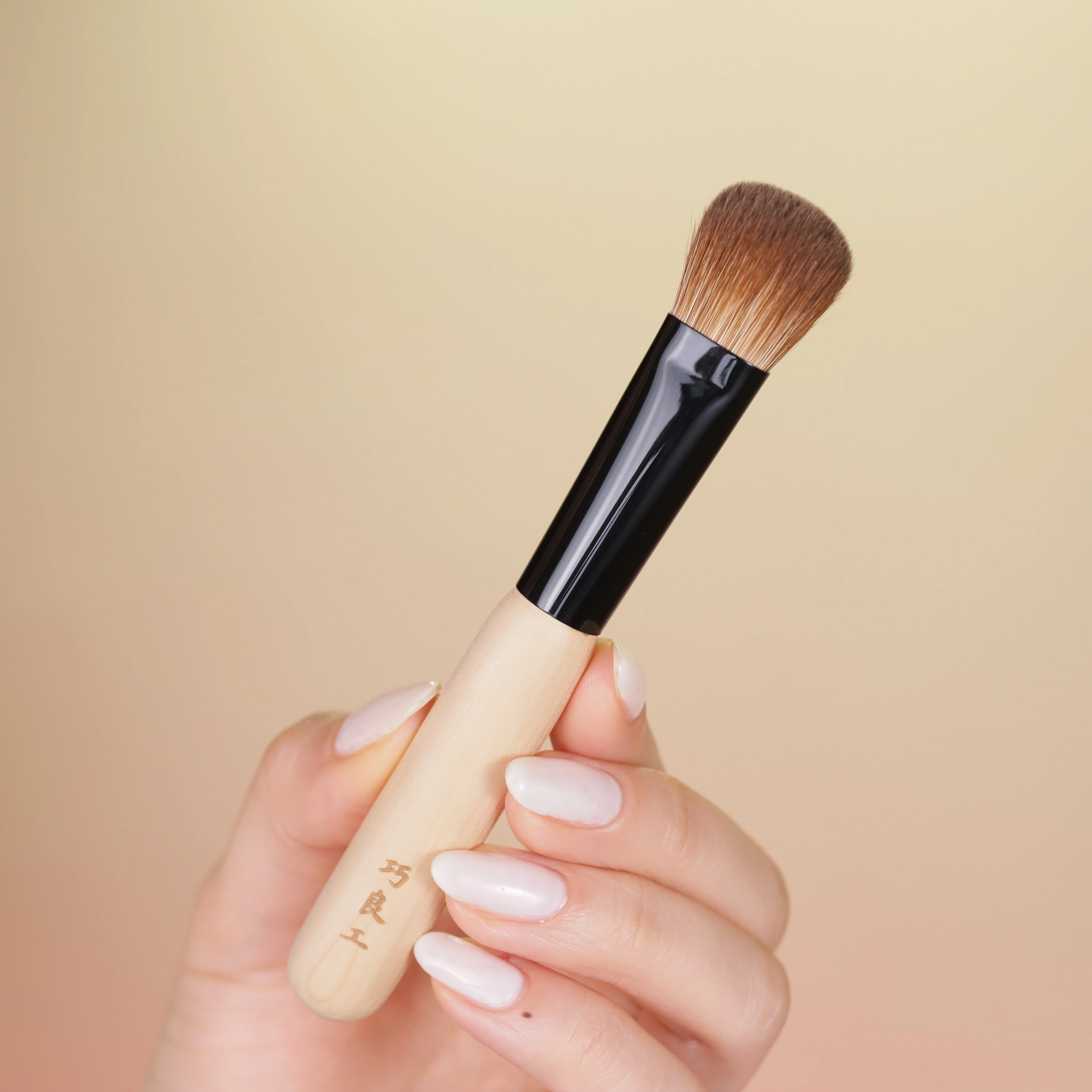 Qiaolianggong Professional Handmade Makeup Brush Red Fox Hair Mixed with kolinsky concealer Brush 2