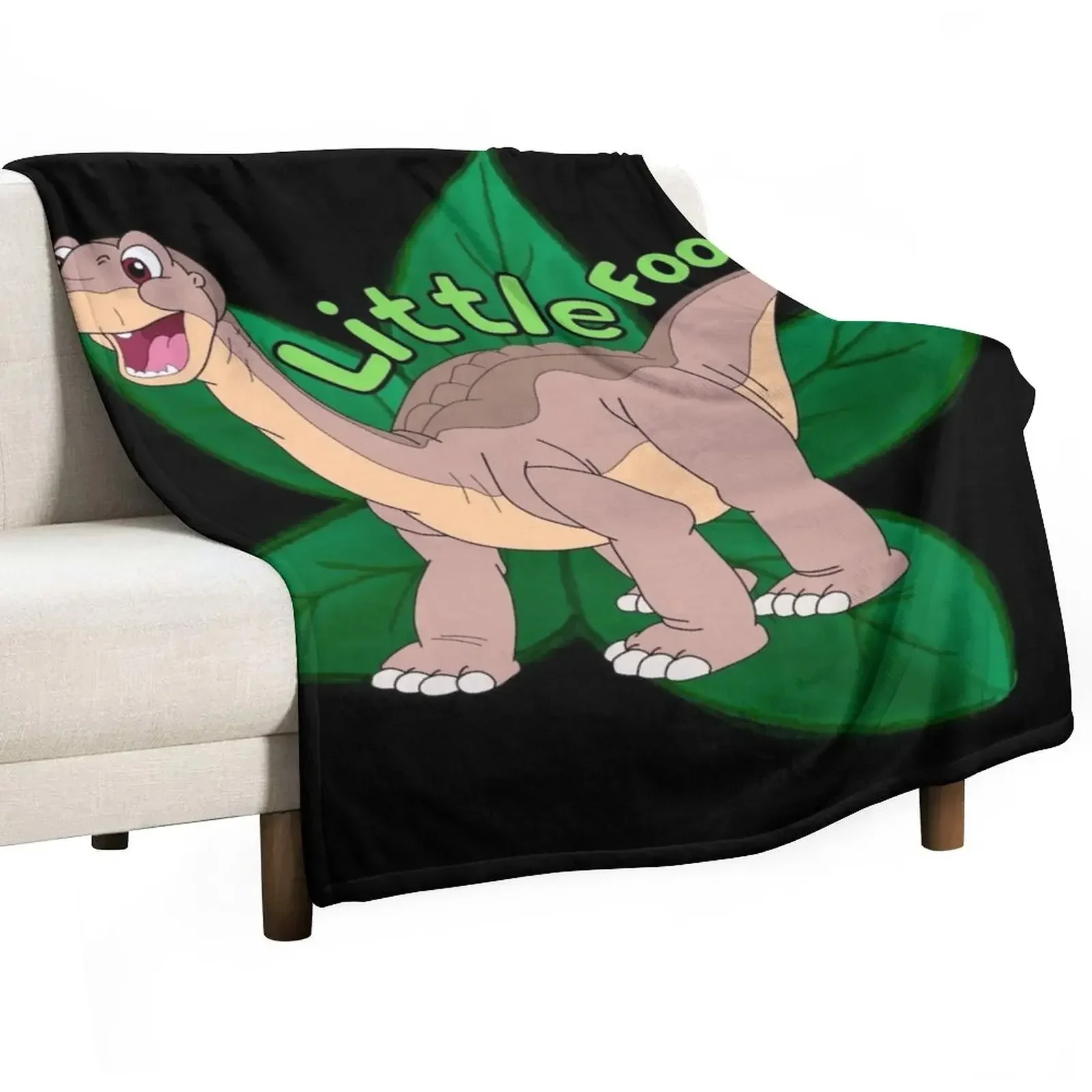 

Little Foot Throw Blanket Beach For Sofa Thin Nap Plaid Blankets