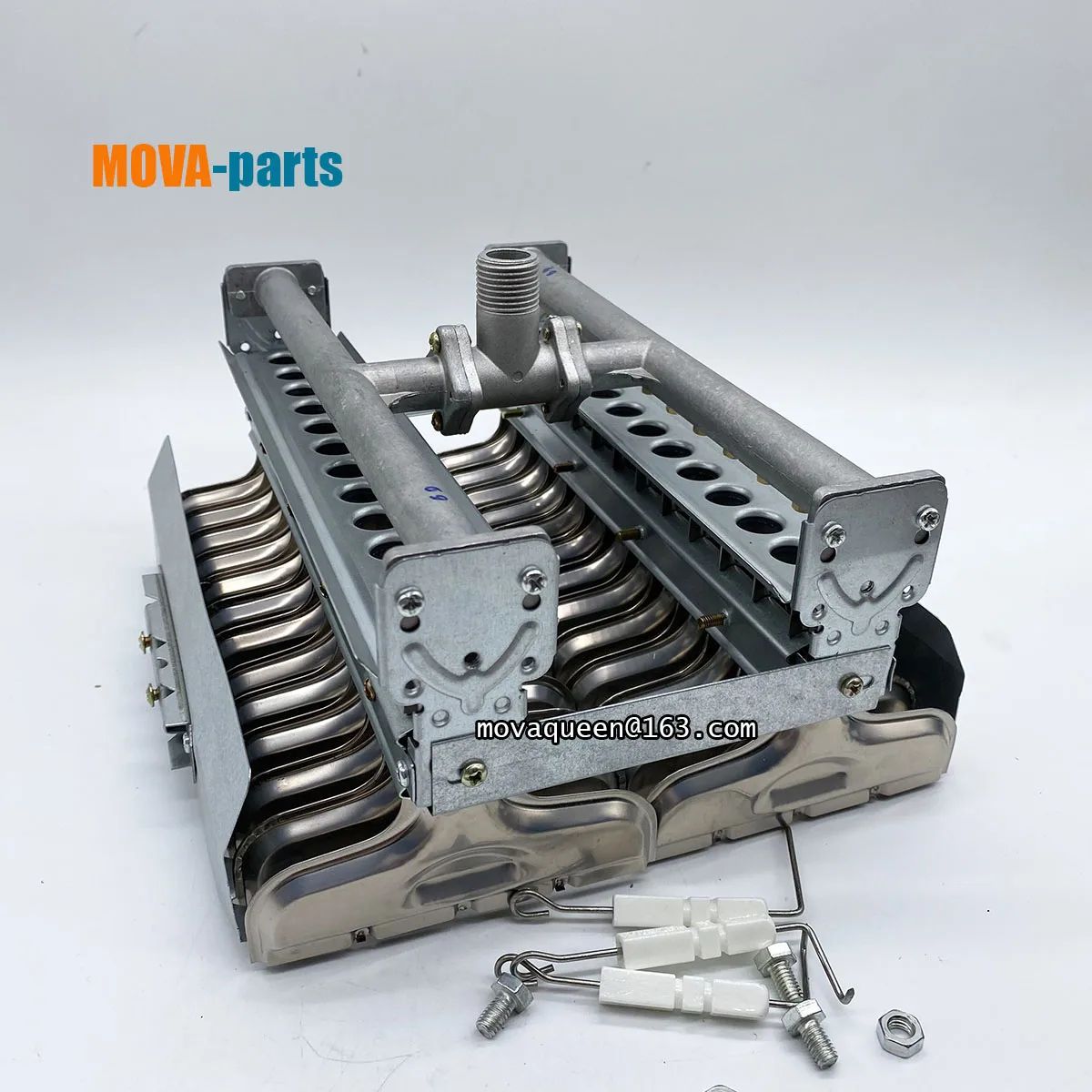 Commercial NG LPG Gas Steam Cabinet Burner Double 13-Row Burner 26-Row Furnace Burner