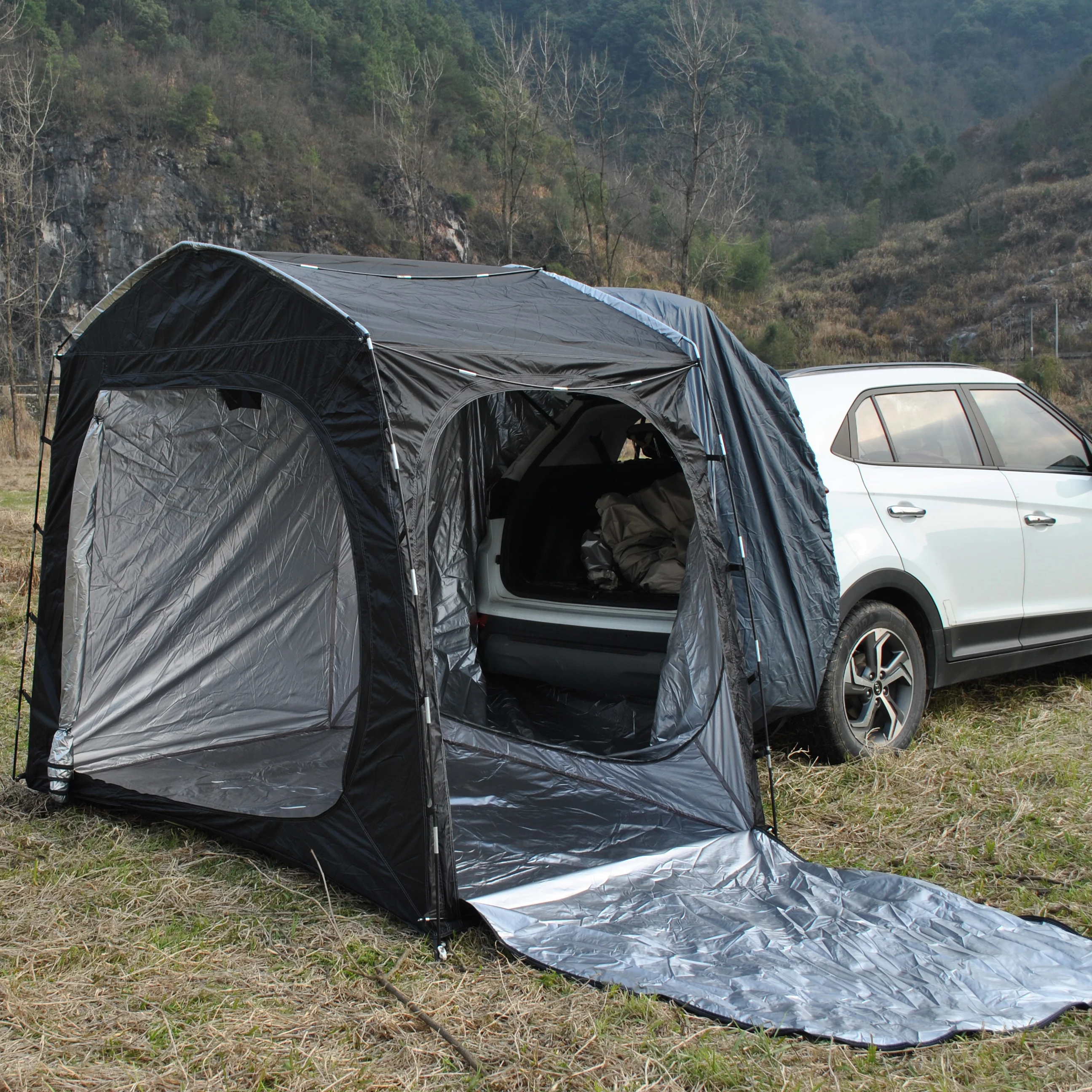 Suv Tent Hasika SUV Camping Tent Car Tailgate Shade Awning With