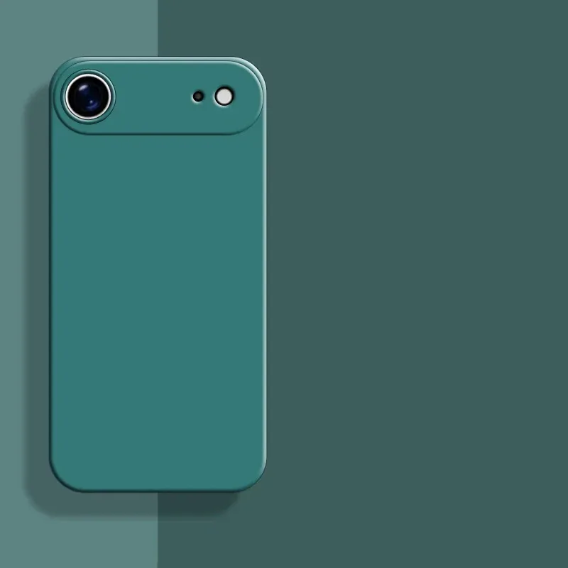 Premium Shockproof Liquid Silicone Rubber Back Cover for iPhone - Original AIR Case Design