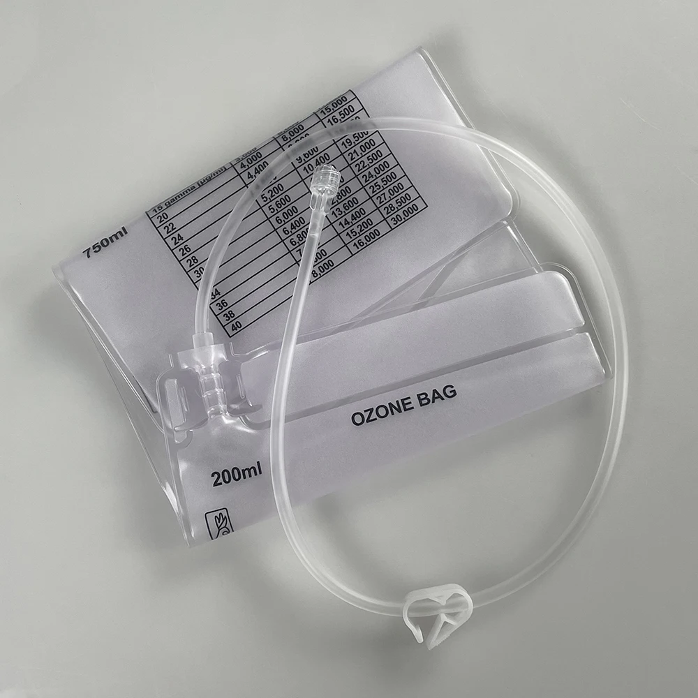 Reusable 3-Chambered Ozone Insufflation Bag 200ml 400ml 750ml ozone insufflation bag