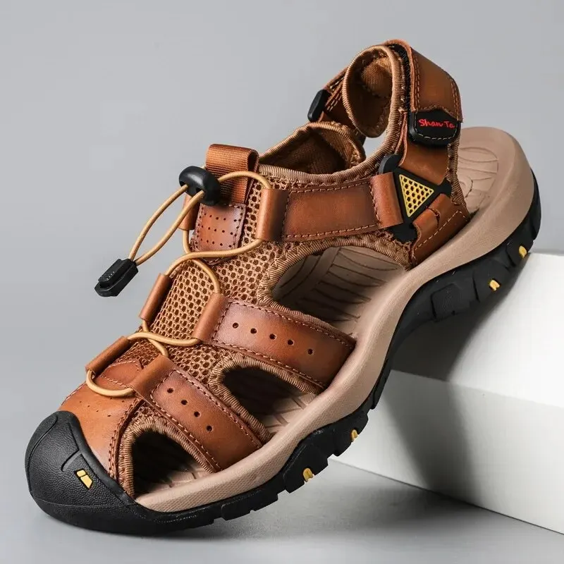 Men's Sandals Summer Men's Casual Soft Bottom Non-slip Wear-resistant And Deodorant Beach