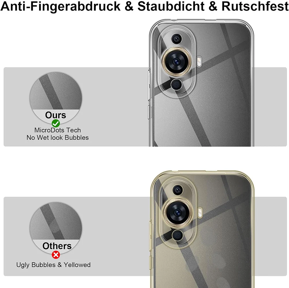 Ultra Slim Transparent Shockproof Clear Case - Soft TPU Cover