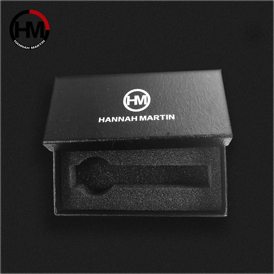 Hannah Martin Paper Black Square Watch Gift Box