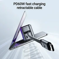 80W 6-in-1 Multifunctional GaN Desktop Charging Station Magnetic Wireless Charger  Fast Charging Cube For IPhone IWatch Samsung - Image 4