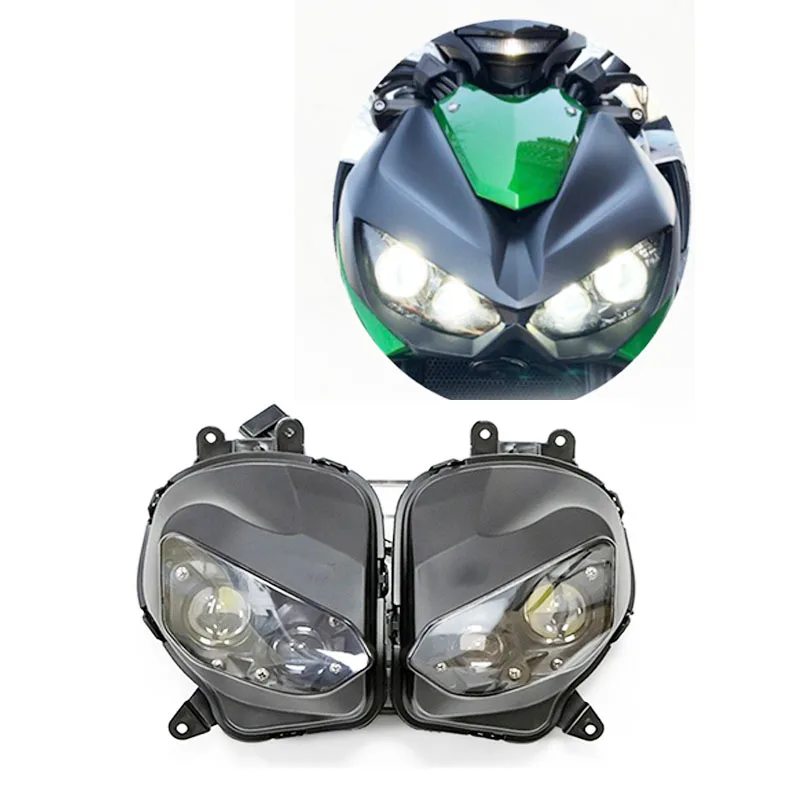 Z10001419MotorcycleHeadlightHeadLightAssemblyLampWLEDlight