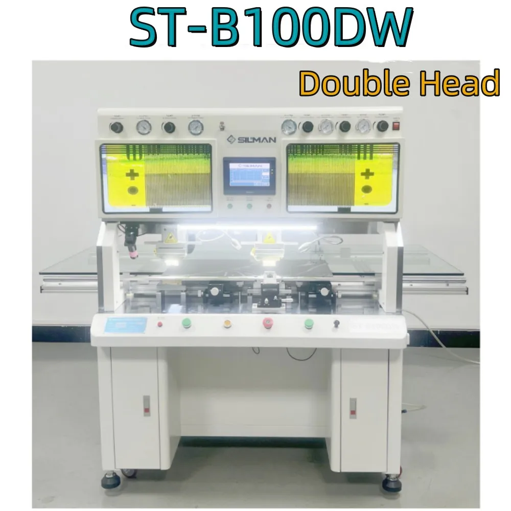 Sliman ST-B100DW COF Bonding Machine Double Head Equipment For Repair LCD LED TV Laptop Display Hot Press TAB COG FPC Flex Cable 2