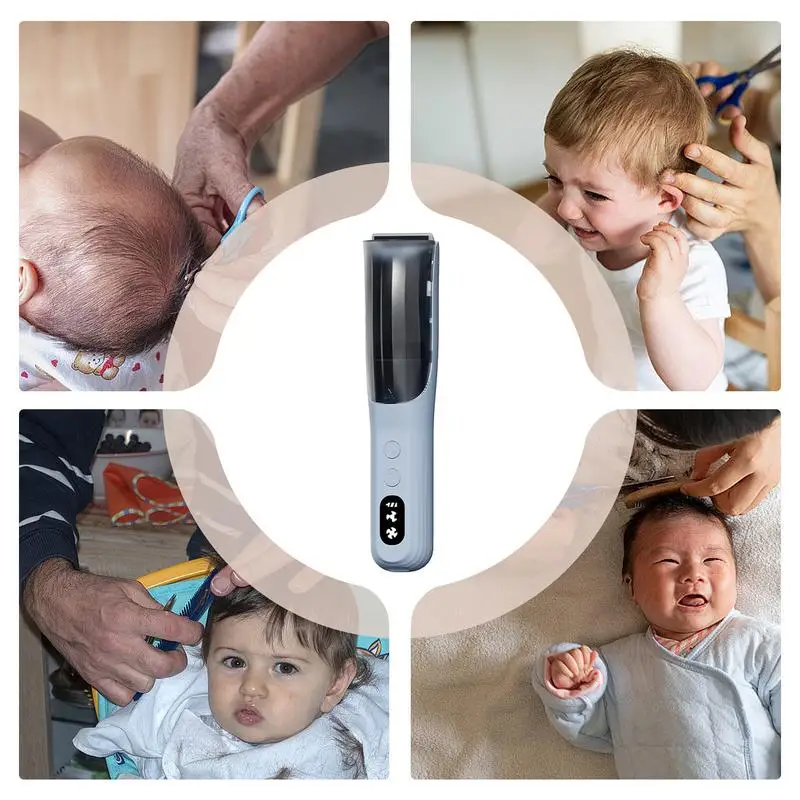 Kids Hair Clippers Haircut Clippers Electric Hair Quiet Cutting Waterproof Cordless Clipper
