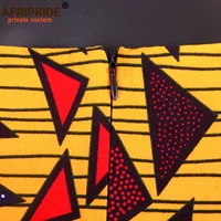 2025 African Fashion Playsuits for Women AFRIPRIDE Tailor Made Plus Size Prime Sleeveless Women Casual Cotton Playsuits A1929003 - Image 5