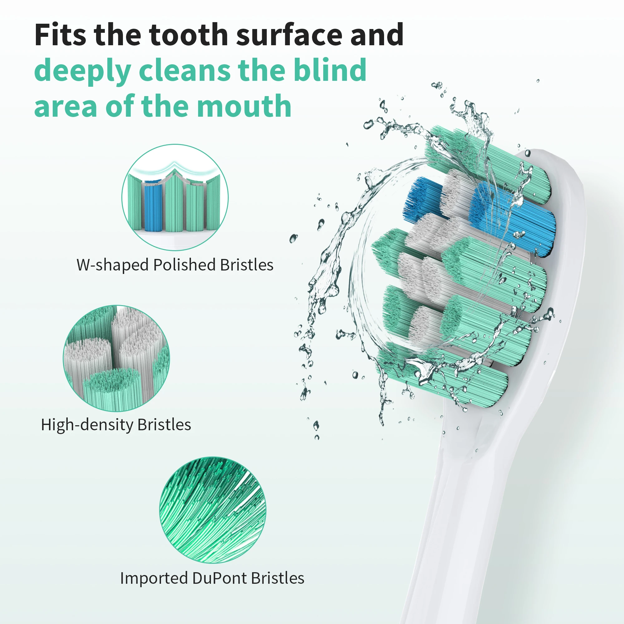 SEJOY Oral Cleaning Electric Tooth Brushes Long Lasting Smart Rechargeable Automatic Ultrasonic Electric Toothbrush 6