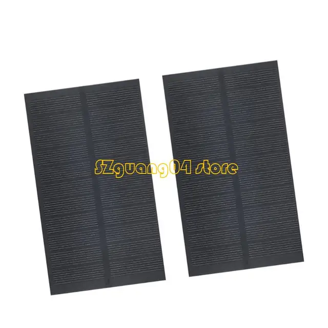 Y98D Pack of 2 Solar Panel 1.6W 5V Solar Panel Monocrystalline for Landscape Lighting 1