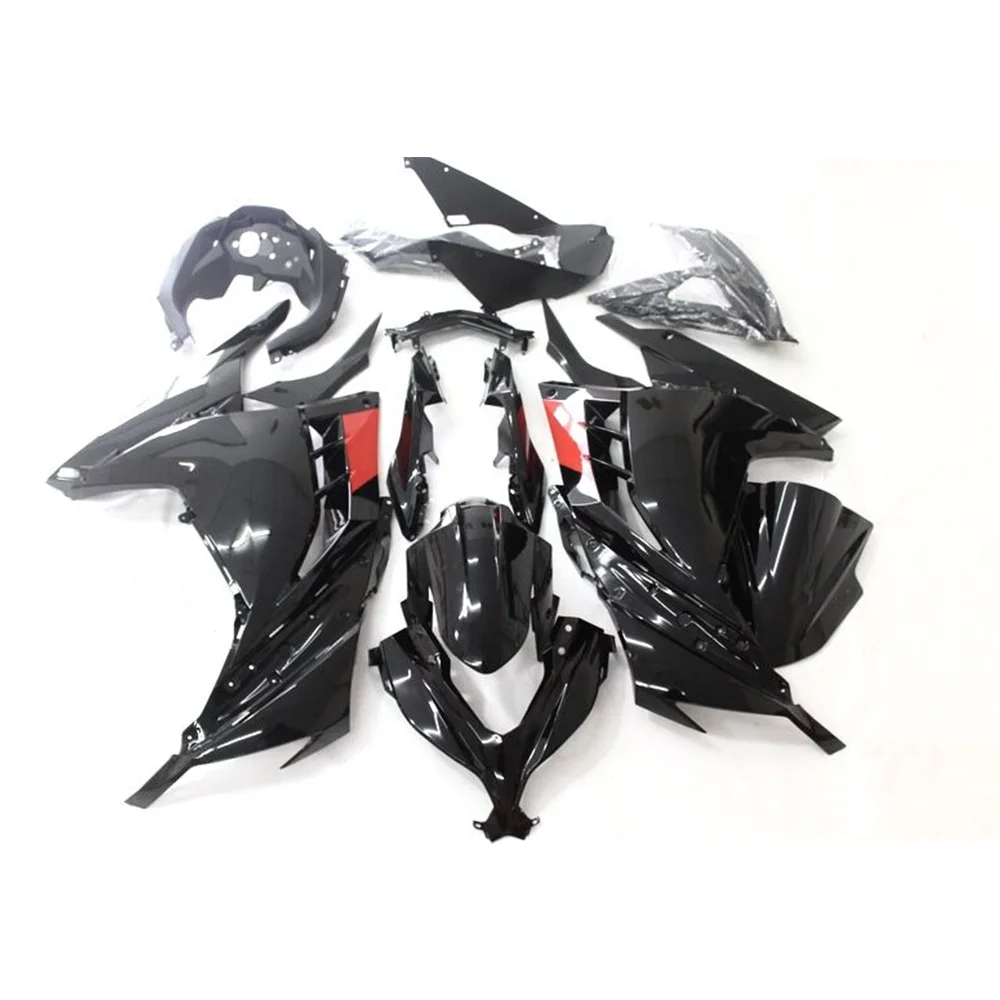 

Black & red ABS Injection Molding Motorcycle Fairing Bodywork Kit for Kawasaki Ninja 300 EX300 2013-2017