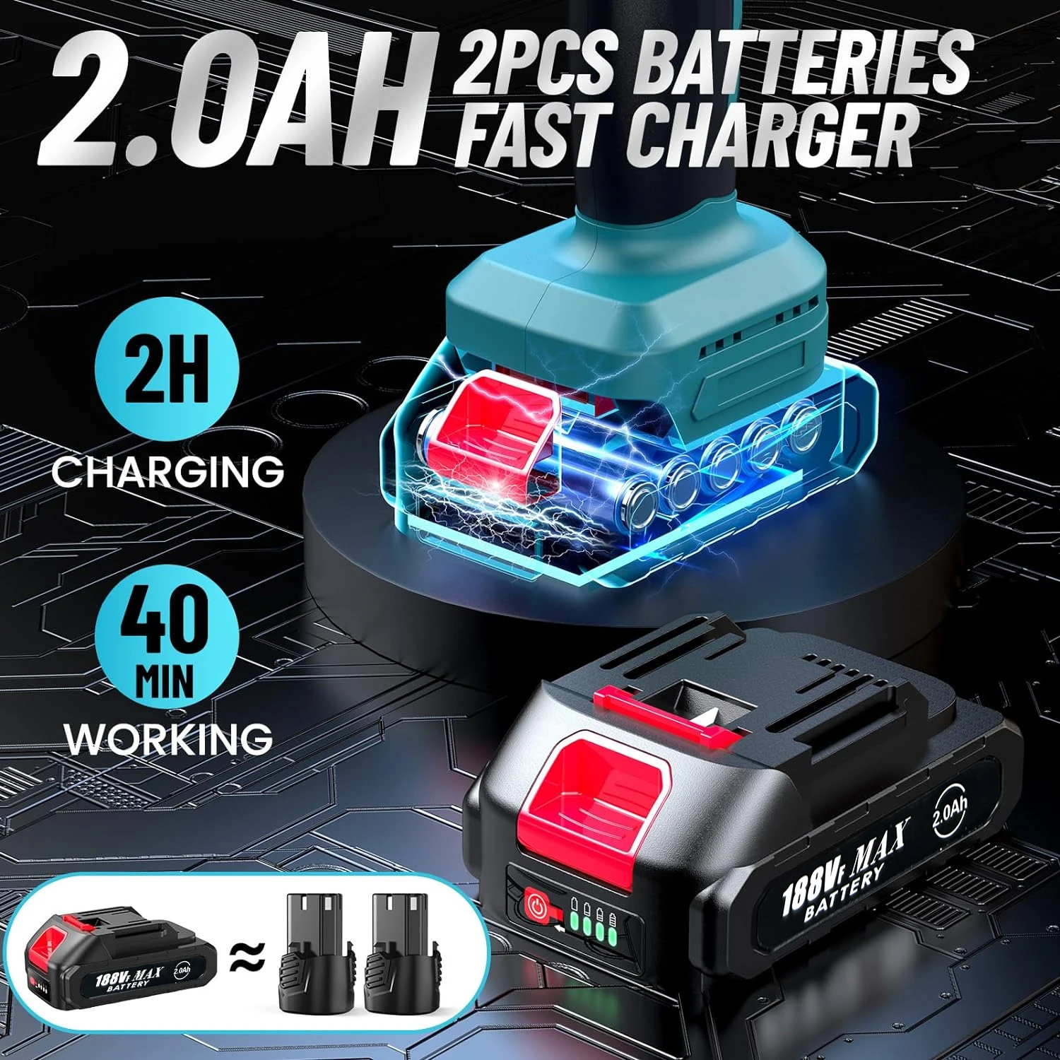 Cordless Car Polisher For Makita Battery Wireless Car Polishing Machine 6 Gears Electric Polish Machines Adjustment Power Tools 4