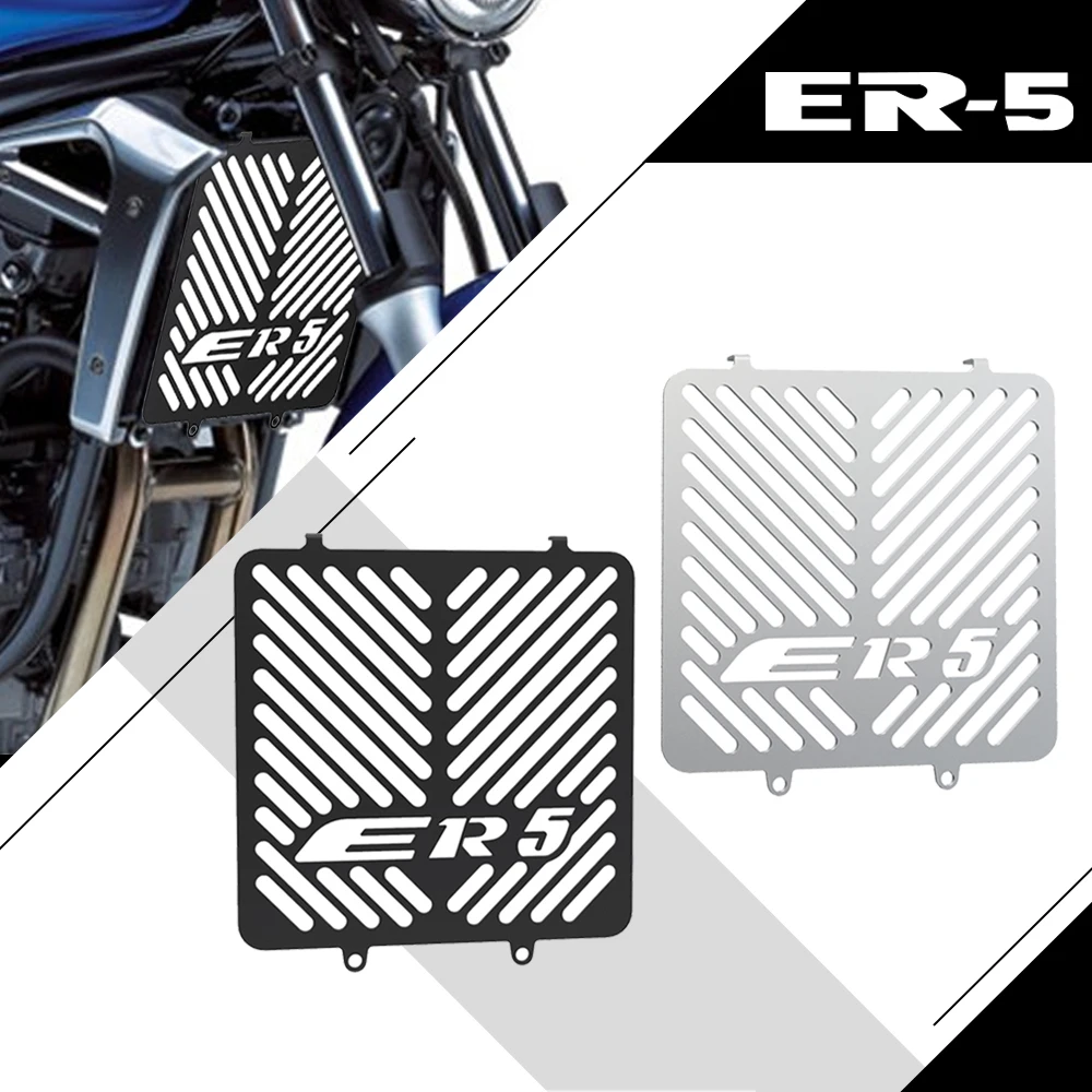 

For Kawasaki ER5 ER-5 ER 5 1997-2006 2005 2004 2003 2002 2001 Motorcycle Accessories Radiator Grille Guard Grill Cover Protector