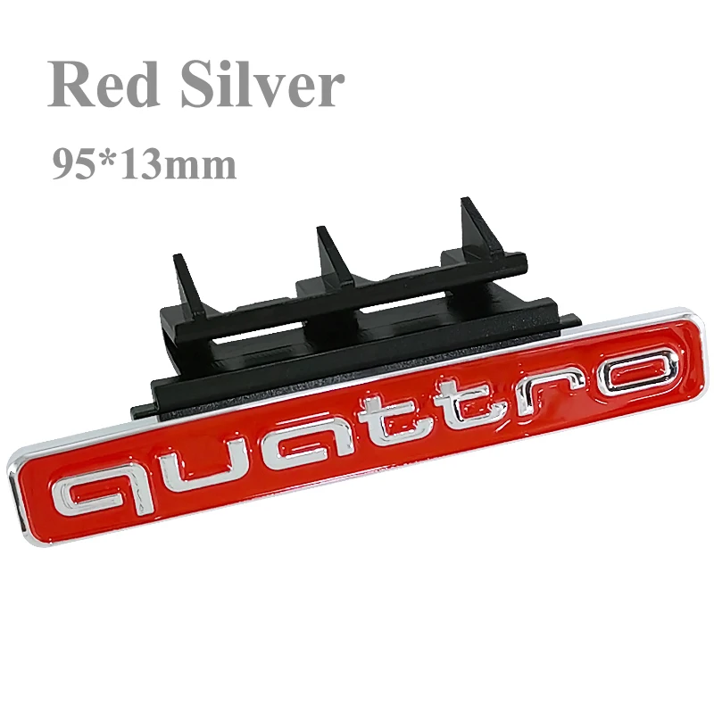 3d ABS Quattro Emblem Front Grill Abzeichen Audi Q5