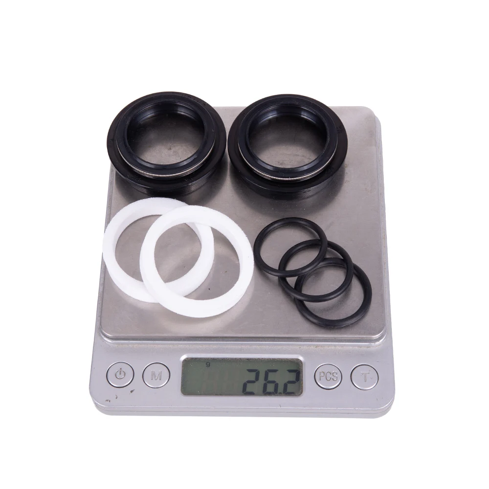 High-Performance Bicycle Fork Repair Kit - Air Piston, O-rings, Wiper & Dust Seals, Foam Washers