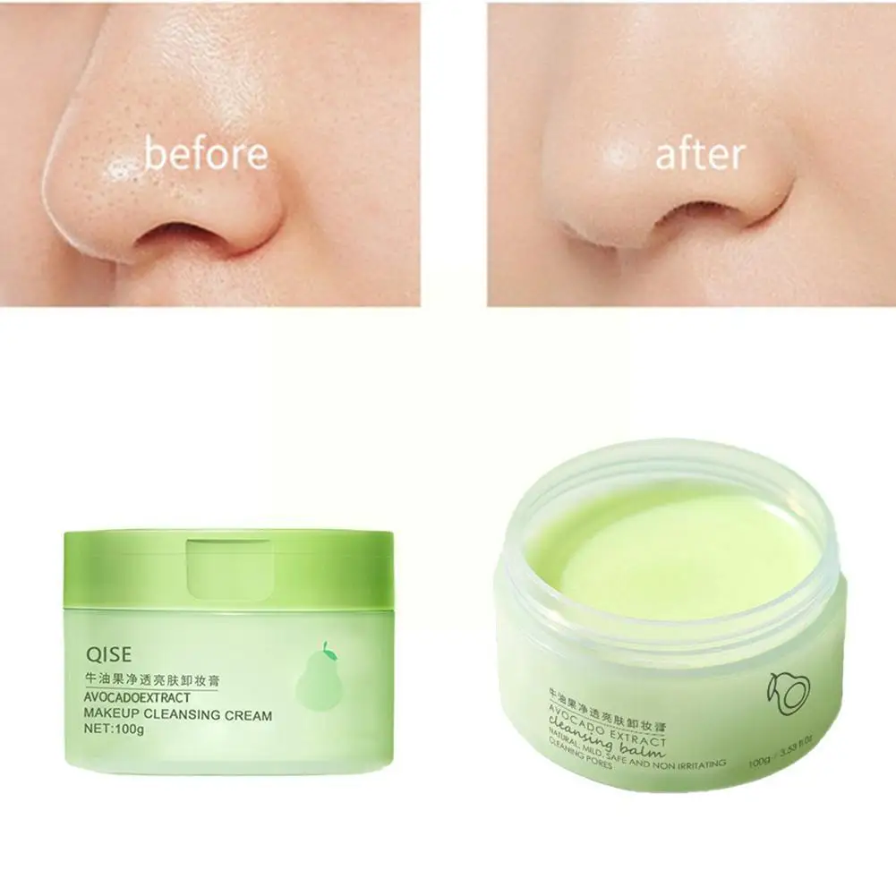 100G Avocado ทำความสะอาด Balm Make Up ทำความสะอาด Gentle Remover บำรุง
