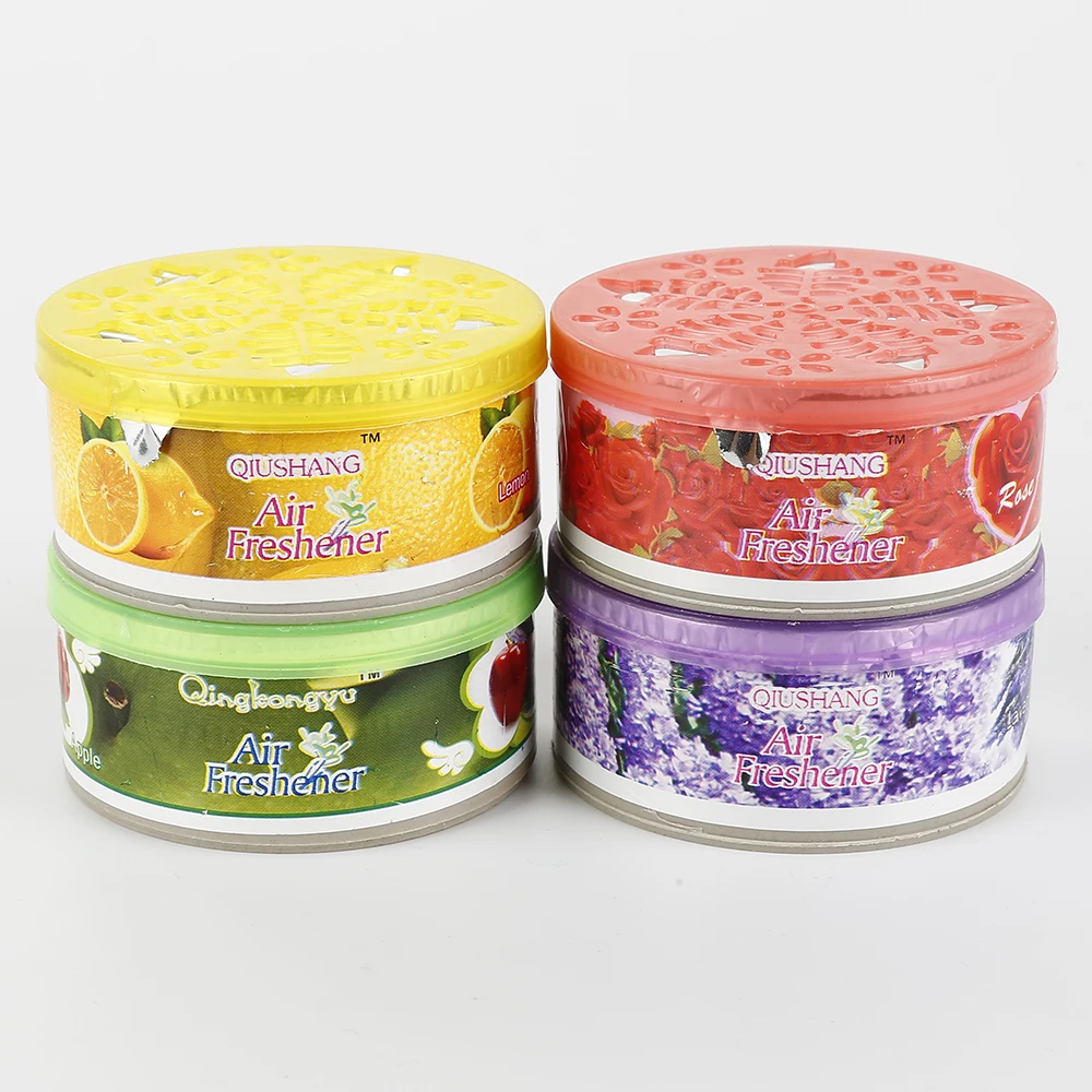 1Pc 4 Various Flavors Solid Indoor Car Home Solid Deodorizing Scent Air Freshener Fragrance Car Perfume Decoration