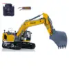 LESU 1/14 Metal RC Hydraulic Excavator Black Tracks LR945 PL18EV Lite RTR Engineering Ready to Run Vehicle for Boys Toys TH22901 1
