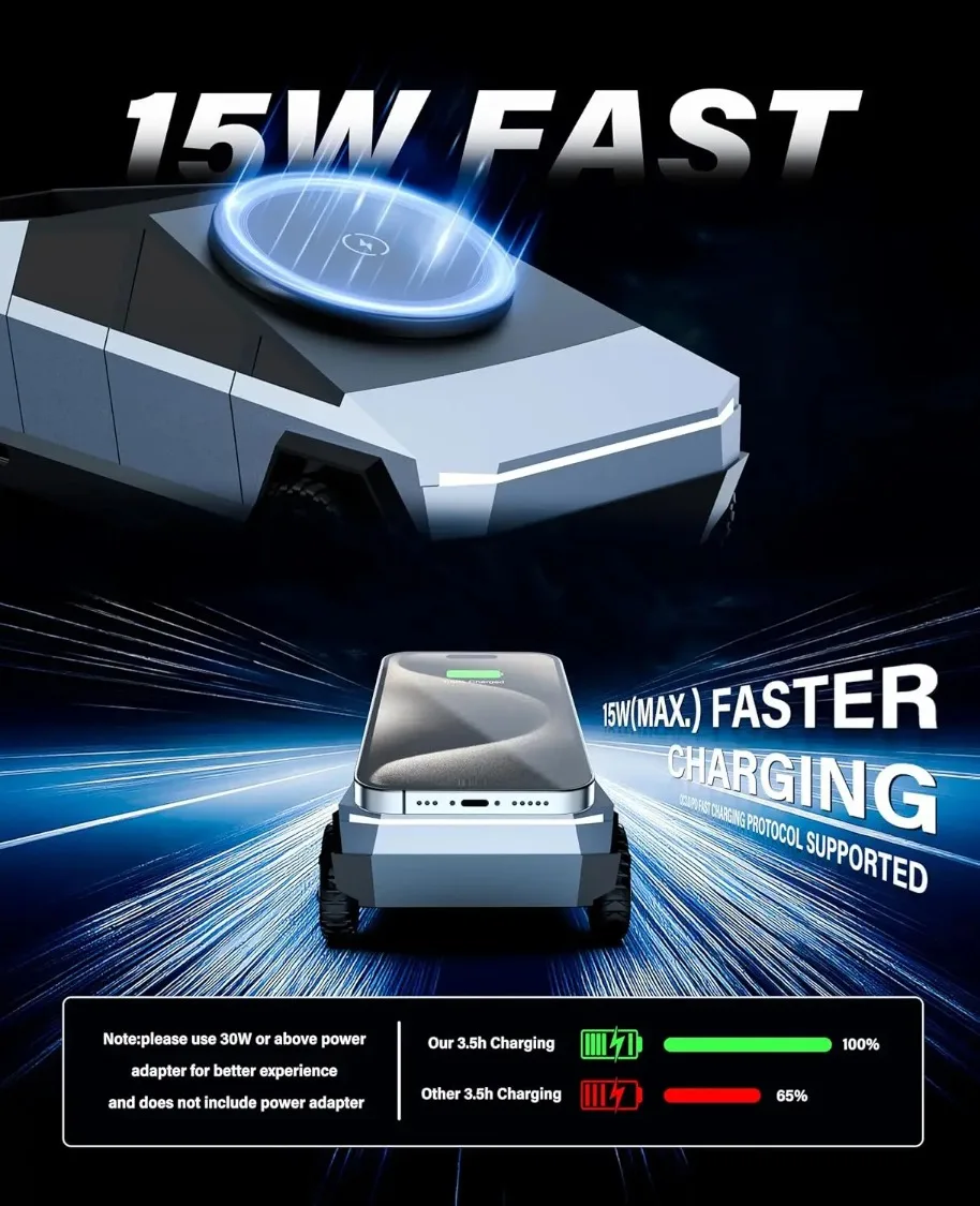 3 in 1 Magnetic Wireless Charger LED Light for MagSafe iPhone 17/16/15/14/13/12 Apple Watch 1-10 AirPods Samsung Fast Charging