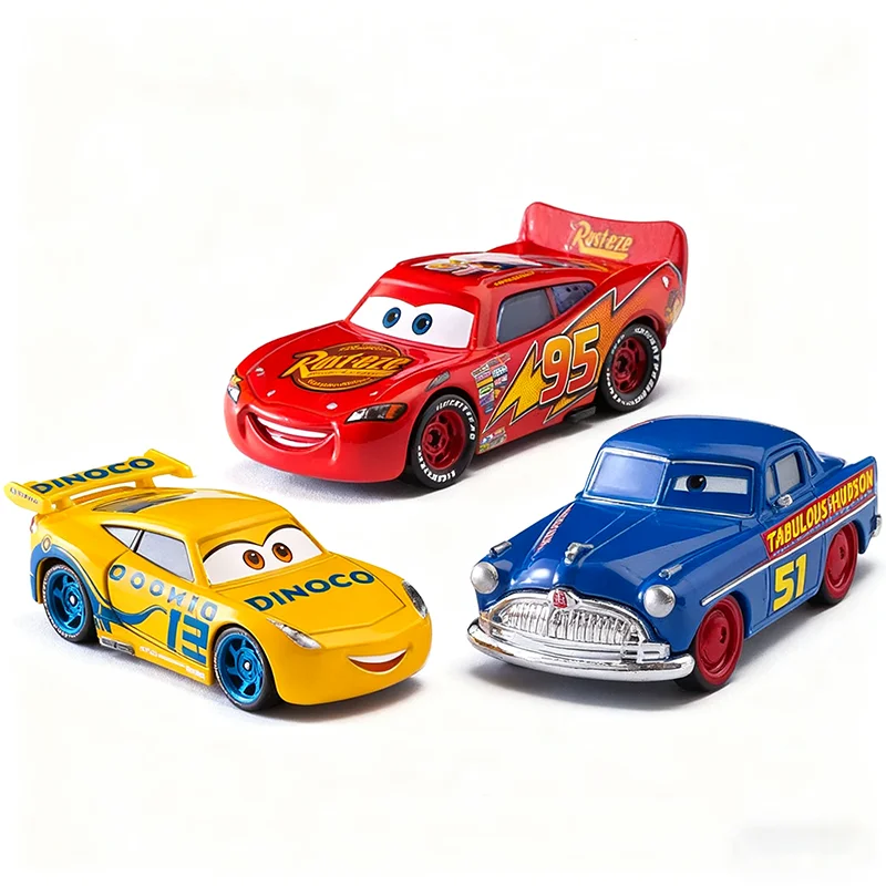 Metal Cartoon Racing Car Toy Set 6