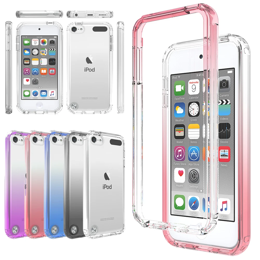 Custodia Trasparente Color Caramella Ipod Touch 5 Ipod Touch 6 Ipod Touch 7 Cover Ibrida Protettiva Antiurto