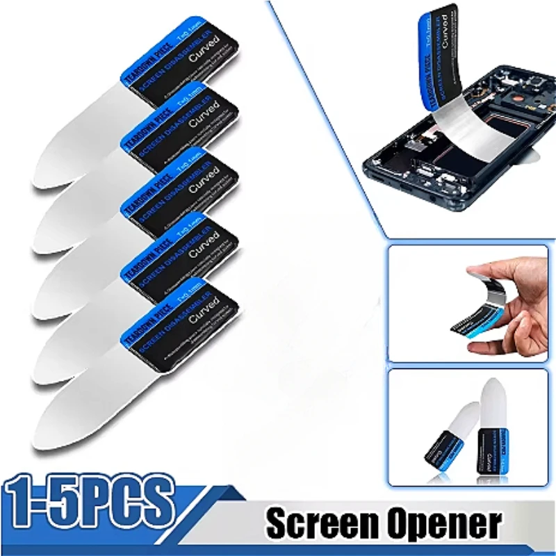 Stainless Steel Blade Pry Spudger 1-5PCS Soft Thin Cell Phone Tablet Screen Battery Opening Tools For Samsung IPhone IPad Opener