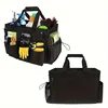 1pcs Multipurpose Cleaning Tool Organizer Bag Portable Crossbody Design Durable Oxford Fabric Storage Pouch for Home Car Travel 4