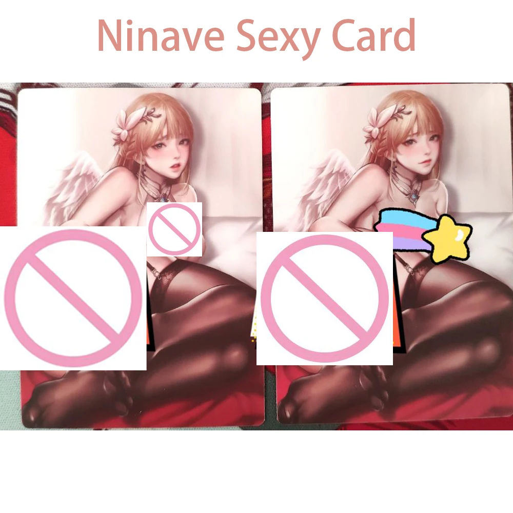 

2Pcs/set Animation Lost Ark Gentleman Card Game Collection Card Ninave Sexy Beautiful Matte Card Anime Peripheral Gifts 63*88mm