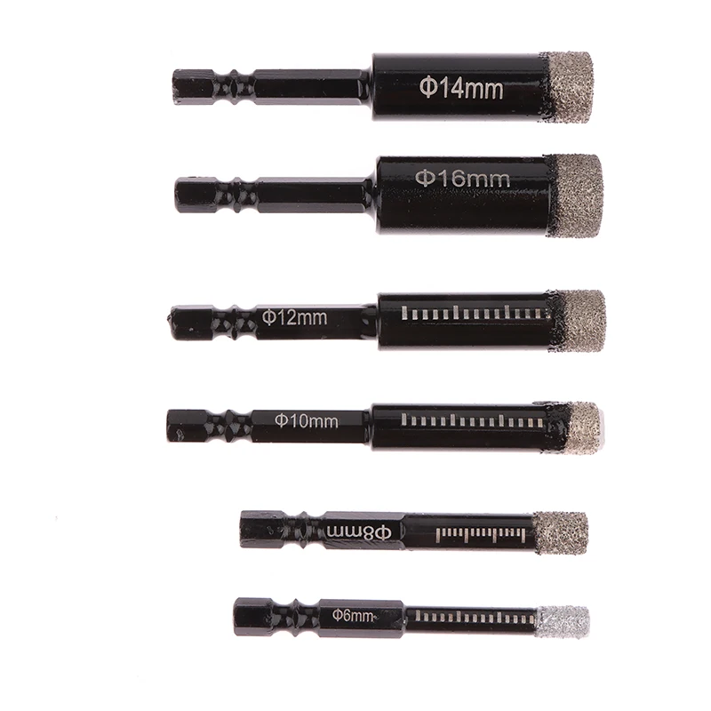 Granite Vitrified Tile Hole Opener Diamond Drill Bit Black 616mm