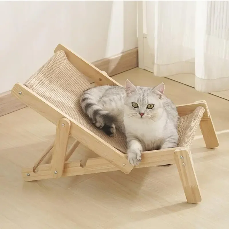 

Removable Pad Hammock Indoor Cat Cats Adjustable Cardboard Chair For Scratcher Sisal
