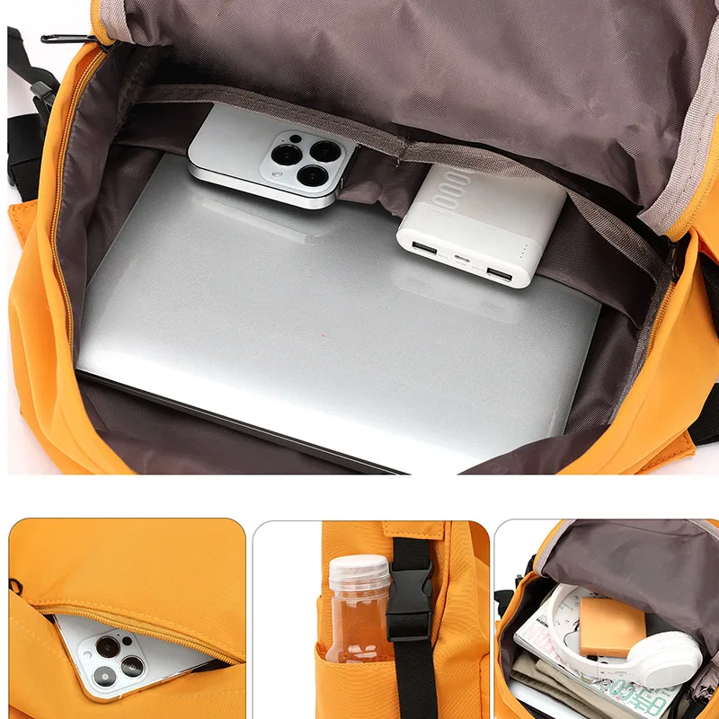 Schoolbags for Junior High School Girls 2024 New Primary School Students Large Capacity Backpacks Preppy Style High School Stude