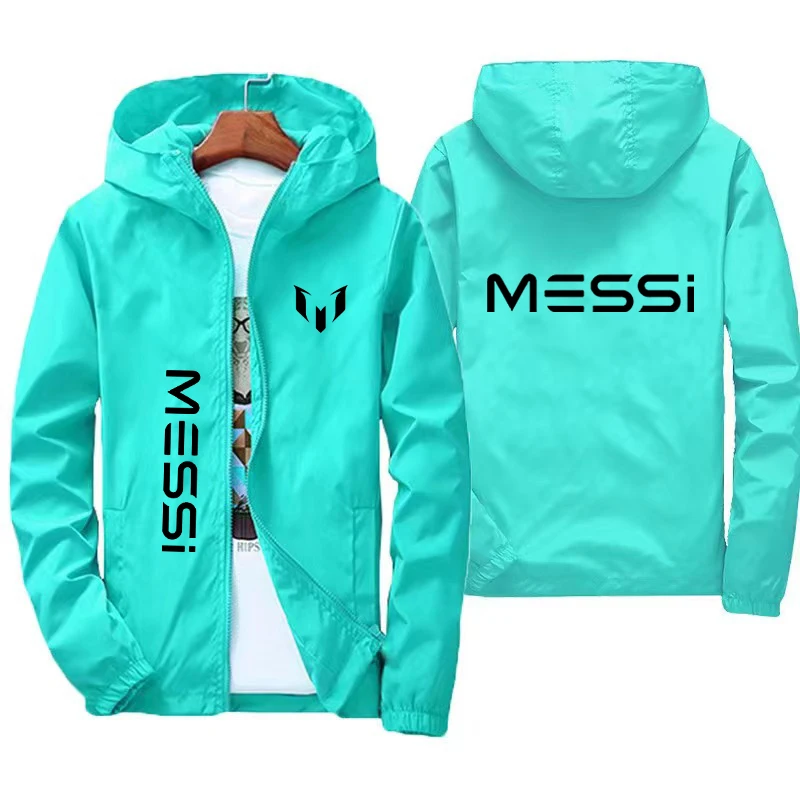 MESSI new men's sports brand jacket Spring Fall outdoor travel mountaineering wear zipper hooded windbreaker Fishing jacket2024.