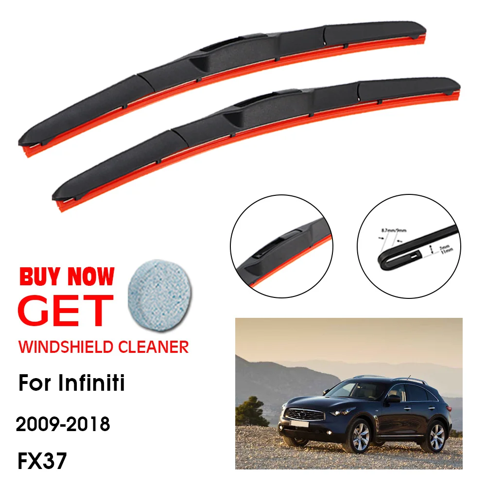 

Стеклоочиститель автомобильный для Infiniti FX37, 24 дюйма + 19 дюймов, 2009-2018 дюйма