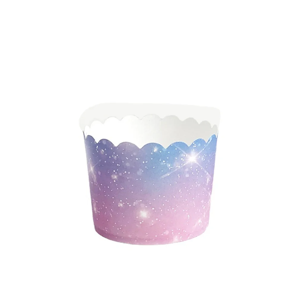 Muffin Cupcake Bicchieri di carta Set di tazze da forno Stampo per torta per festa di nozze Strumenti per decorare torte Utensili da cucina  15